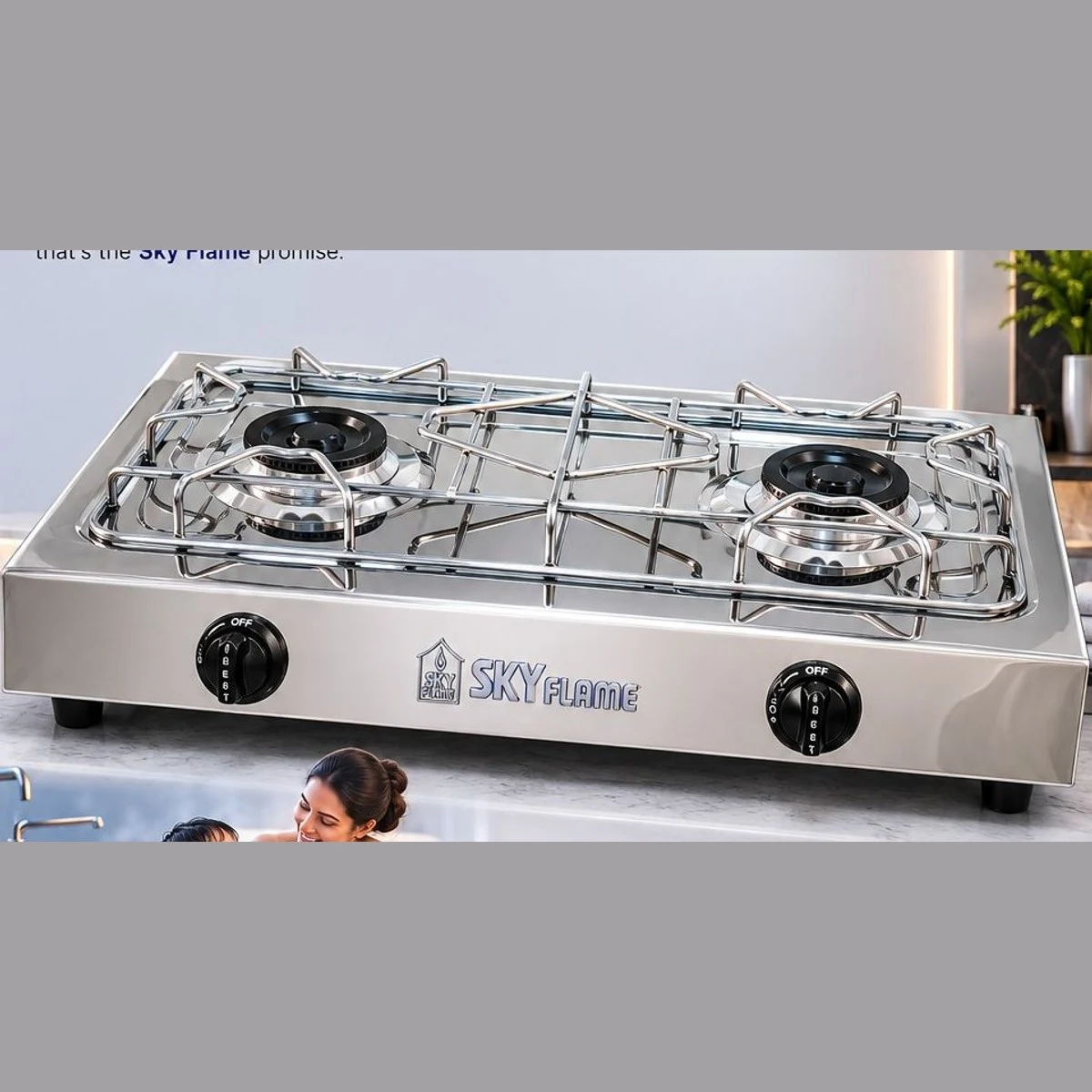 Sky Flame 2 Burner Stove