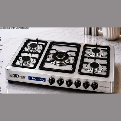 Sky Flame 5 Burner Table Top Hob